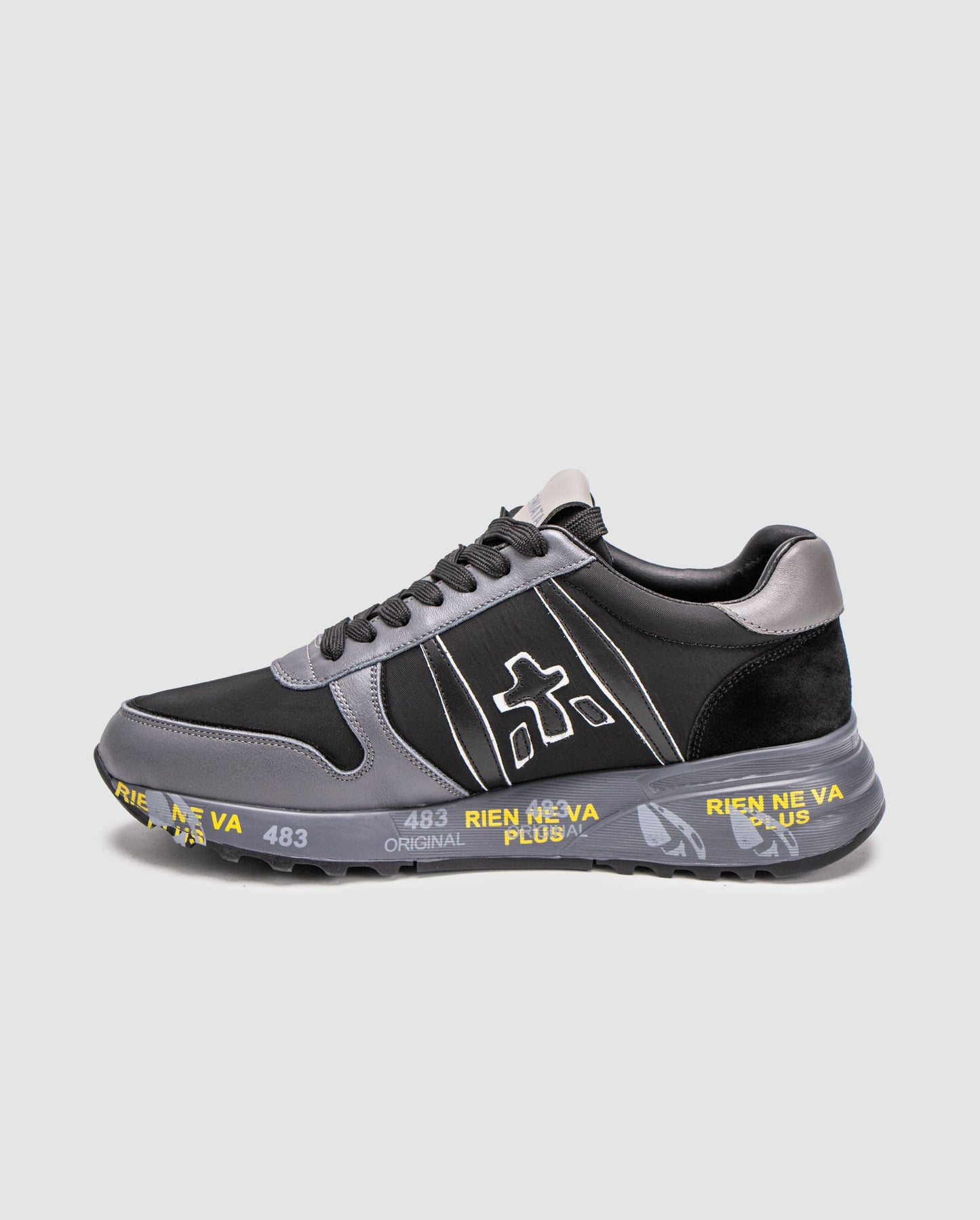 Premiata Mick Triple Black Grey