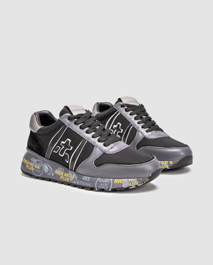 Premiata Mick Triple Black Grey