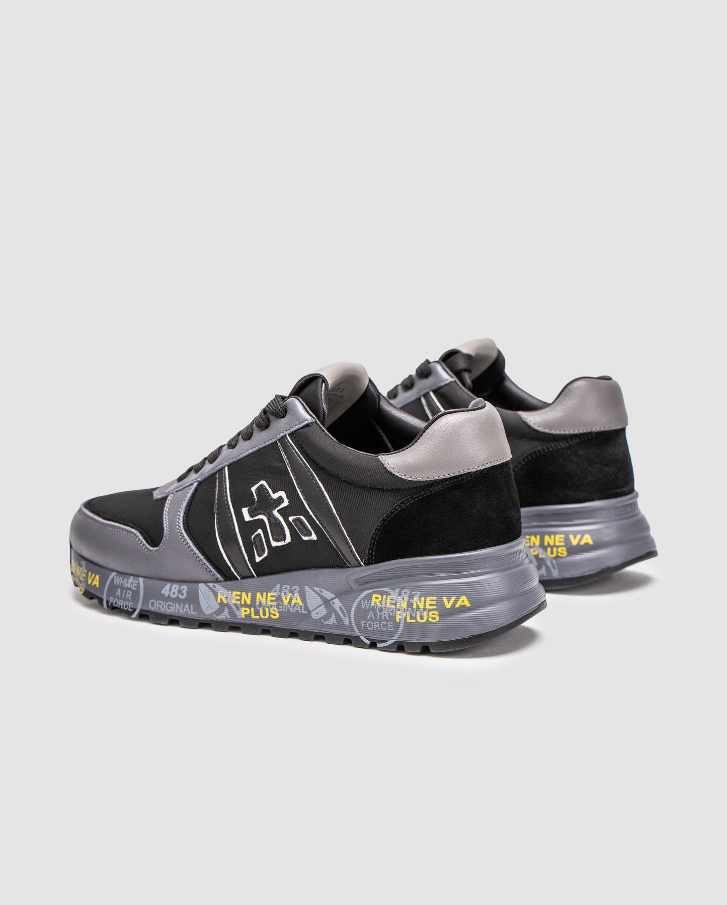 Premiata Mick Triple Black Grey