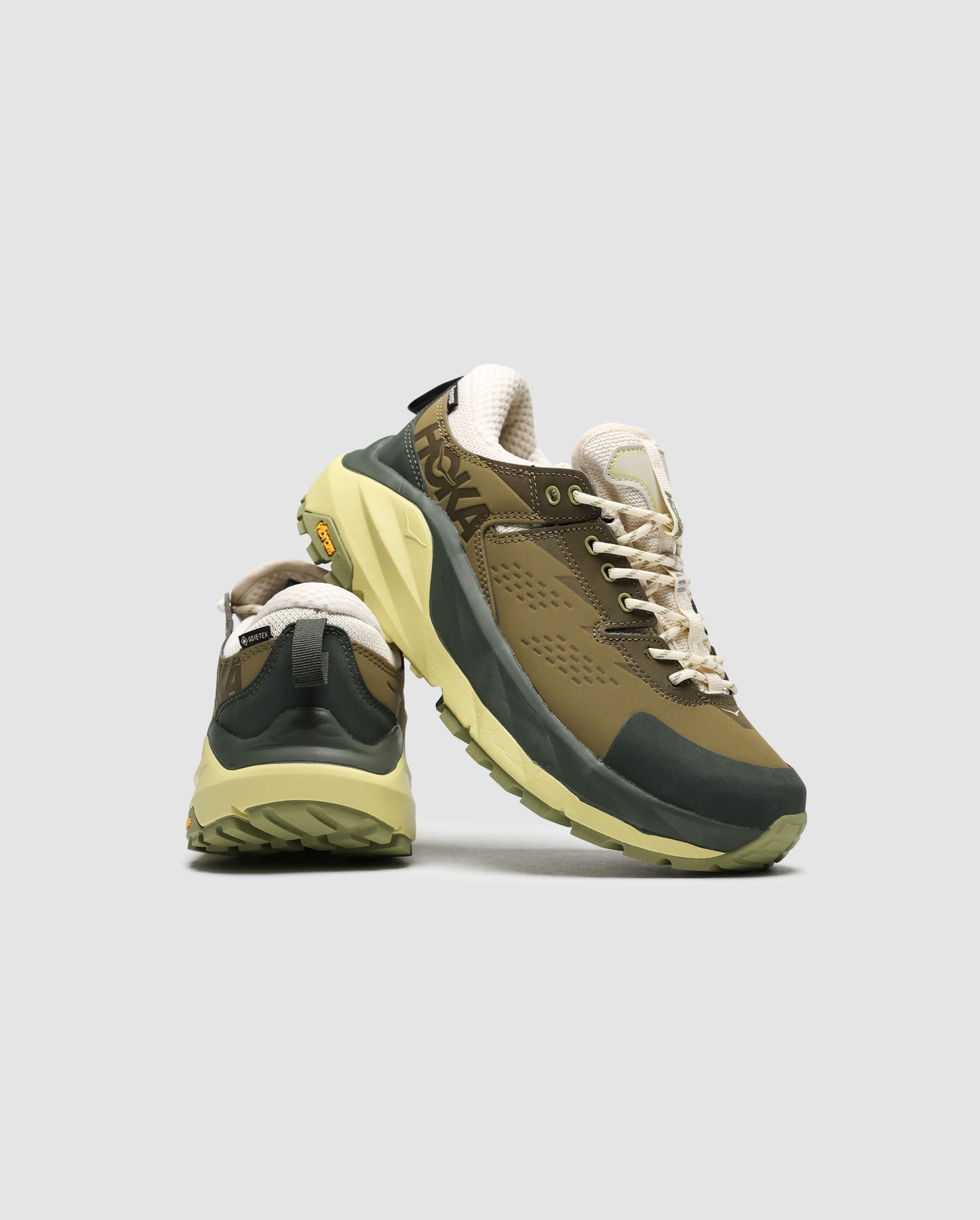 Hoka One M Kaha 2 Low GTX (Gore-Tex) Sneaker Fennel Eggnog Brown