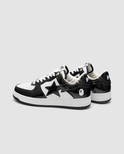 Bape A Bathing Ape Bape STA Patent Leather Black White