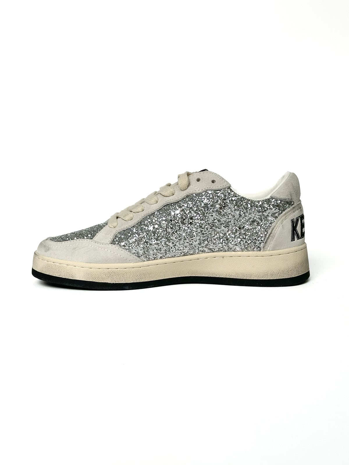 Golden Goose Superstar Ballstar Sparkle Light Grey