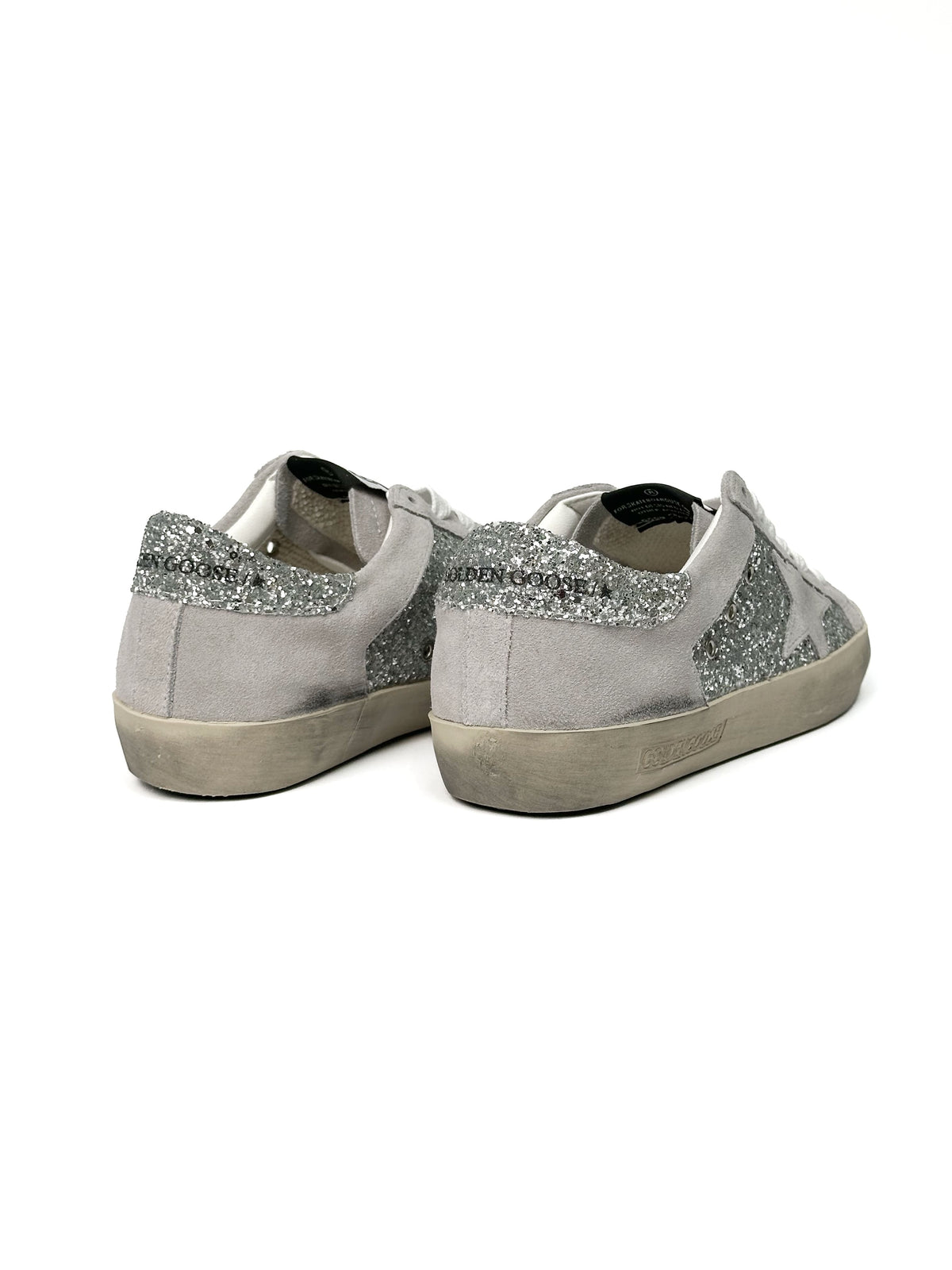 Golden Goose Superstar GGDB Star Light Grey Sparkle