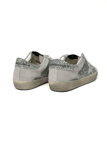 Golden Goose Superstar GGDB Star Light Grey Sparkle