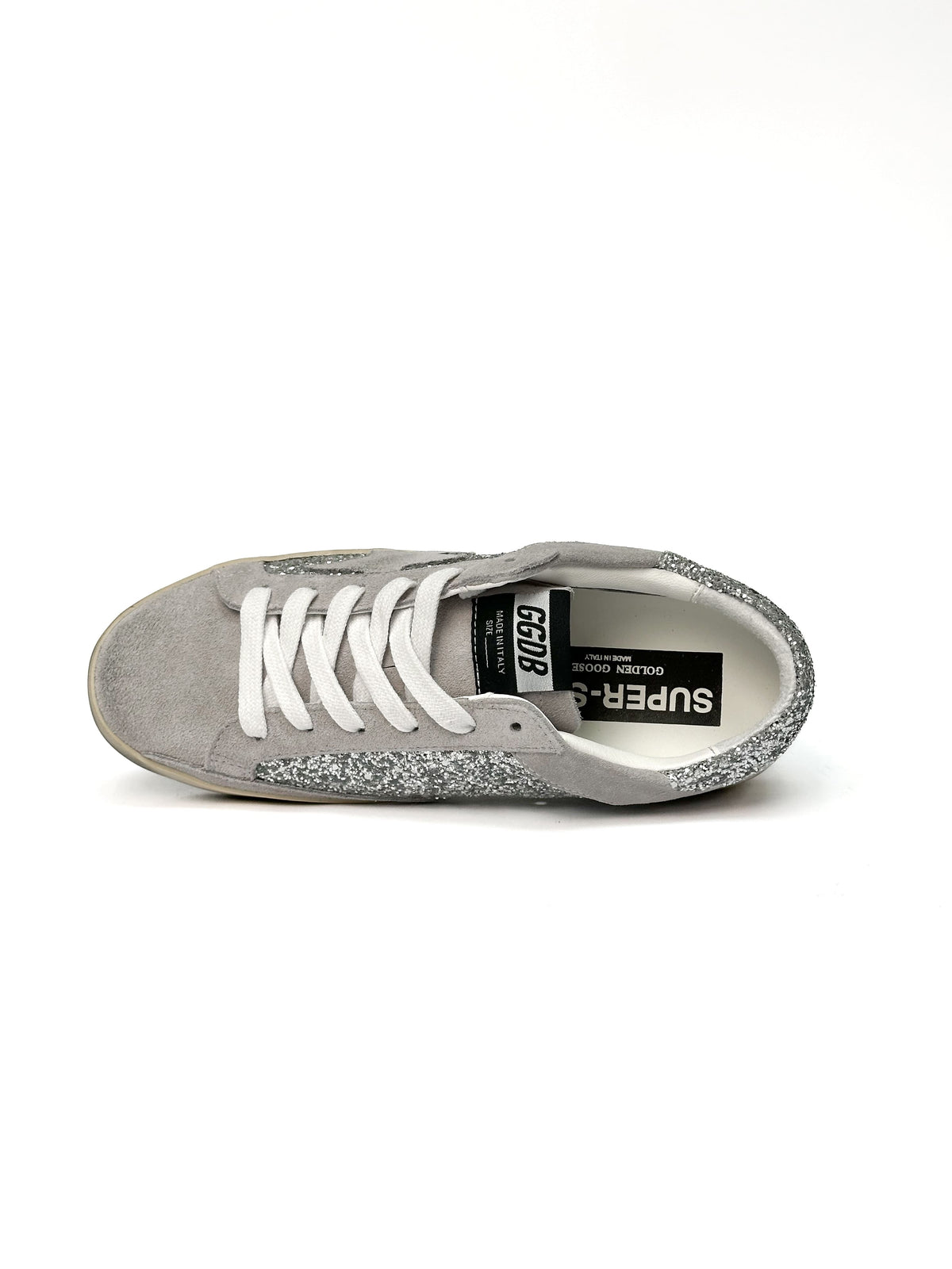 Golden Goose Superstar GGDB Star Light Grey Sparkle