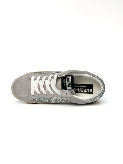 Golden Goose Superstar GGDB Star Light Grey Sparkle