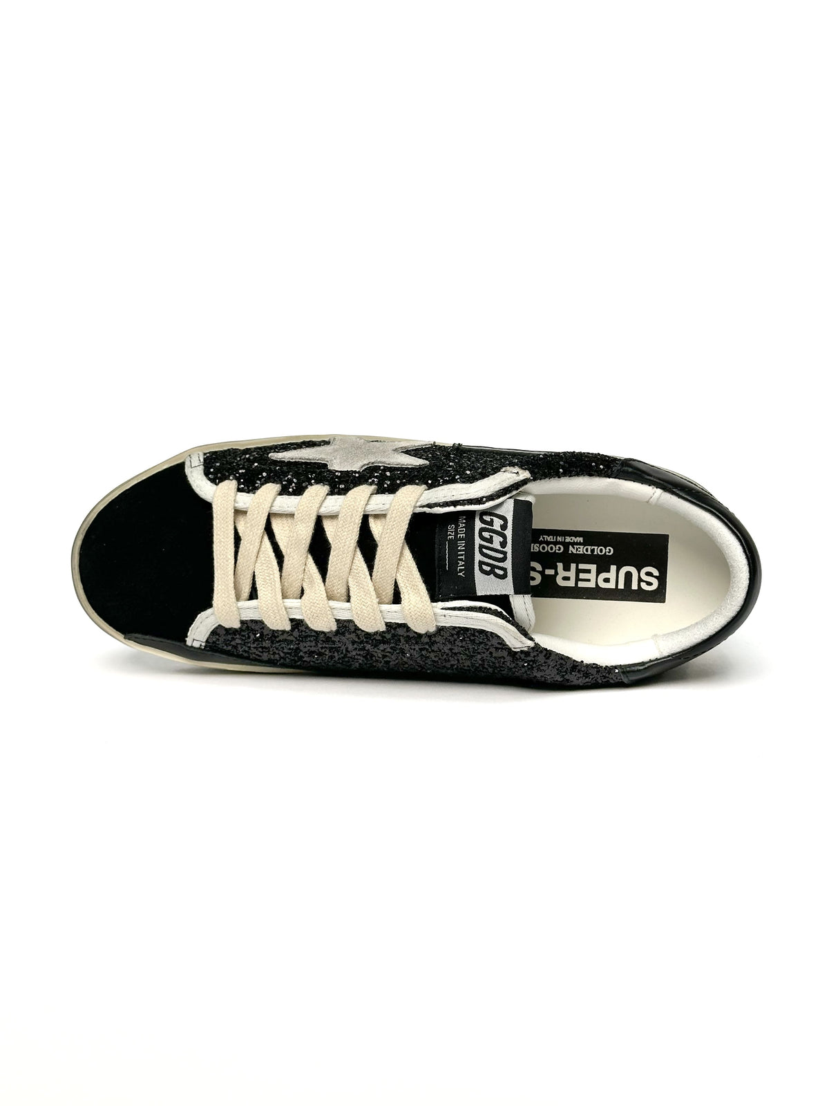 Golden Goose Superstar Black Sparkles
