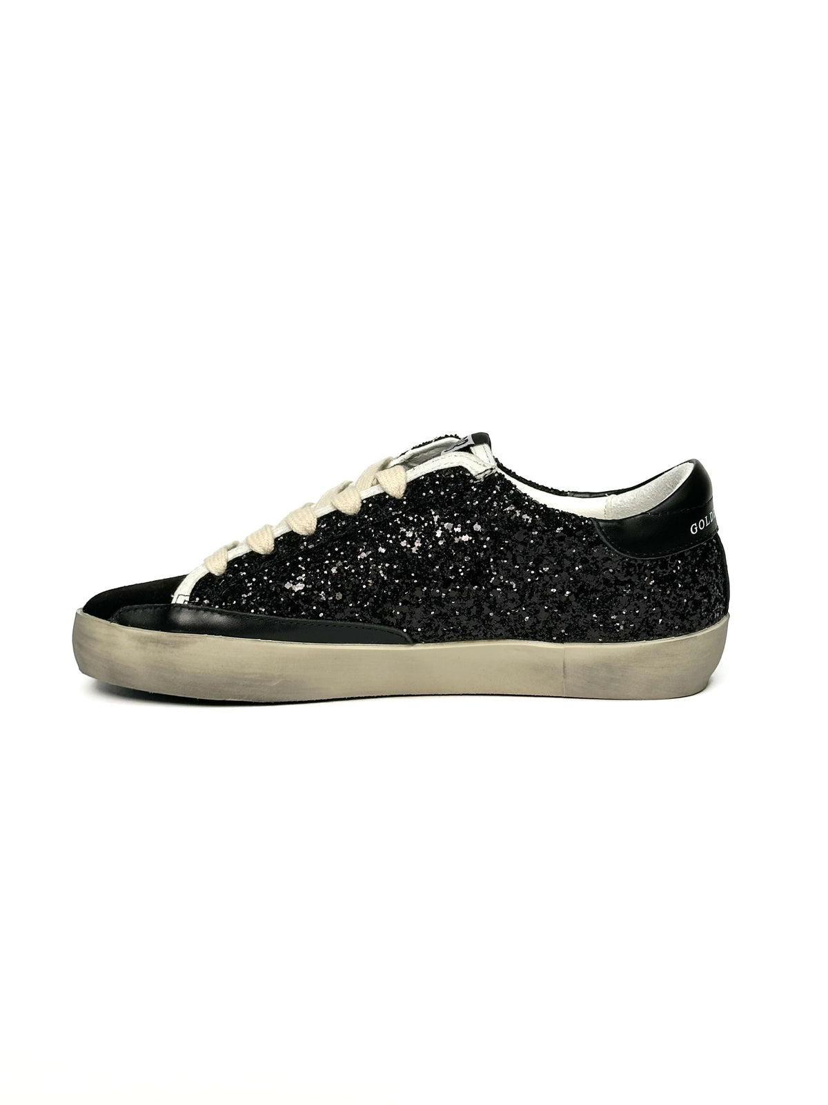 Golden Goose Superstar Black Sparkles