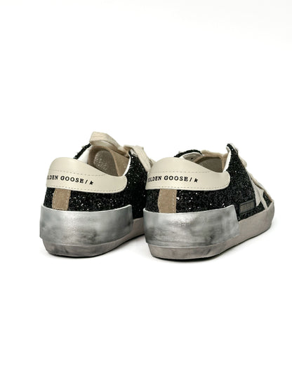 Golden Goose Superstar GGDB STAR Black Sparkles Brown