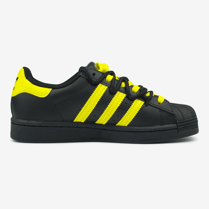 Adidas Superstar Pokemon Black Yellow Custom