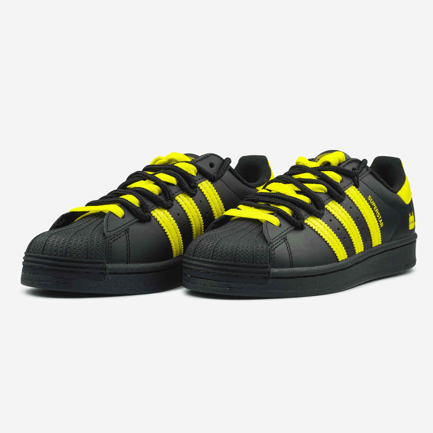 Adidas Superstar Pokemon Black Yellow Custom