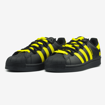Adidas Superstar Pokemon Black Yellow Custom
