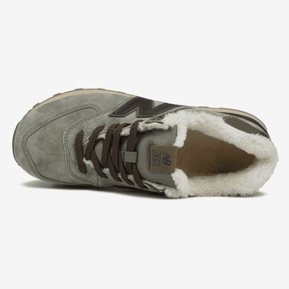 New Balance 574 Grey Brown Khaki Хутро