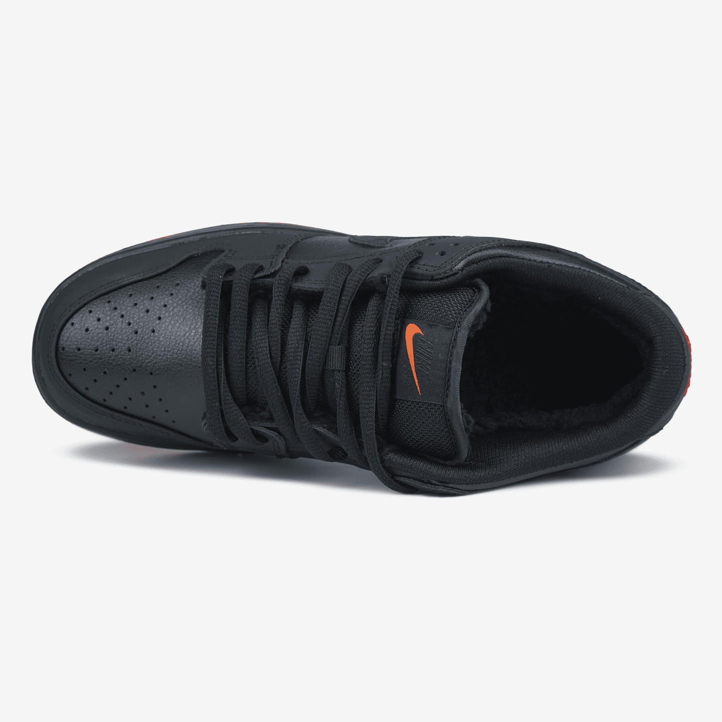 Nike Dunk Low Pigeon Black Red Хутро