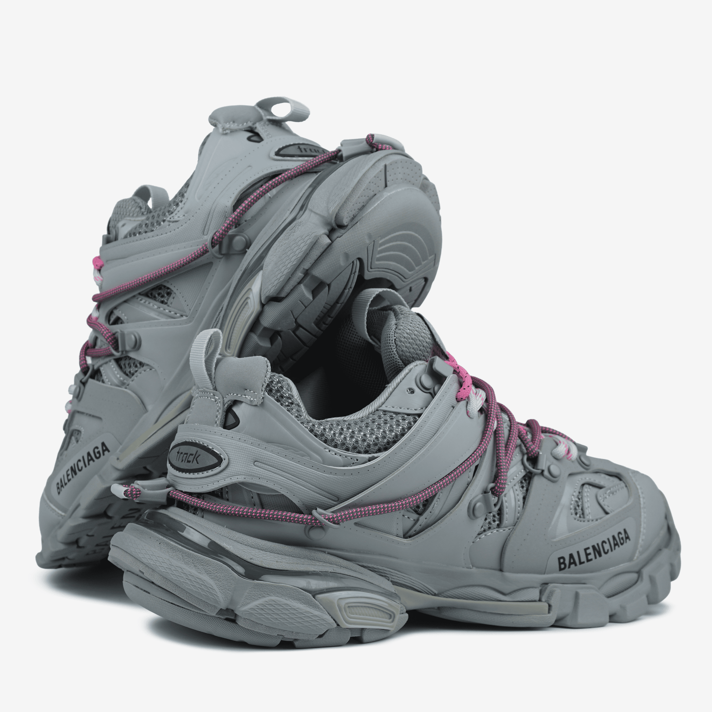 Balenciaga Track Trail Laces Grey Pink