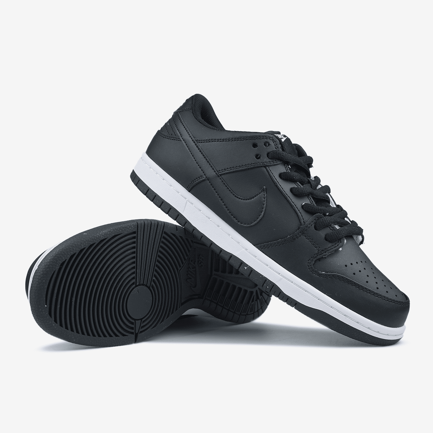 Nike SB Dunk Low Black White Хутро