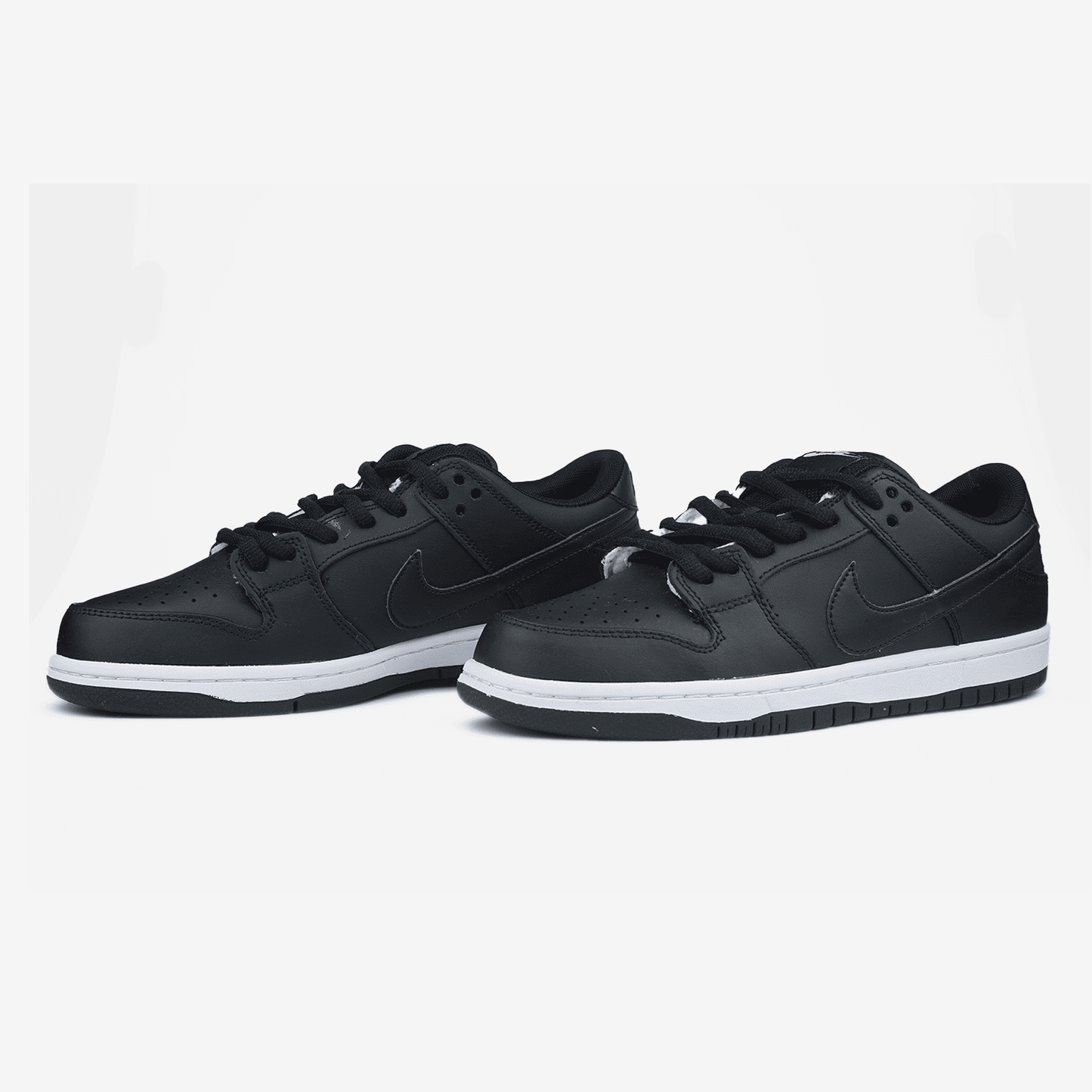 Nike SB Dunk Low Black White Хутро
