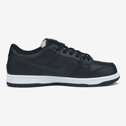 Nike SB Dunk Low Black White Хутро