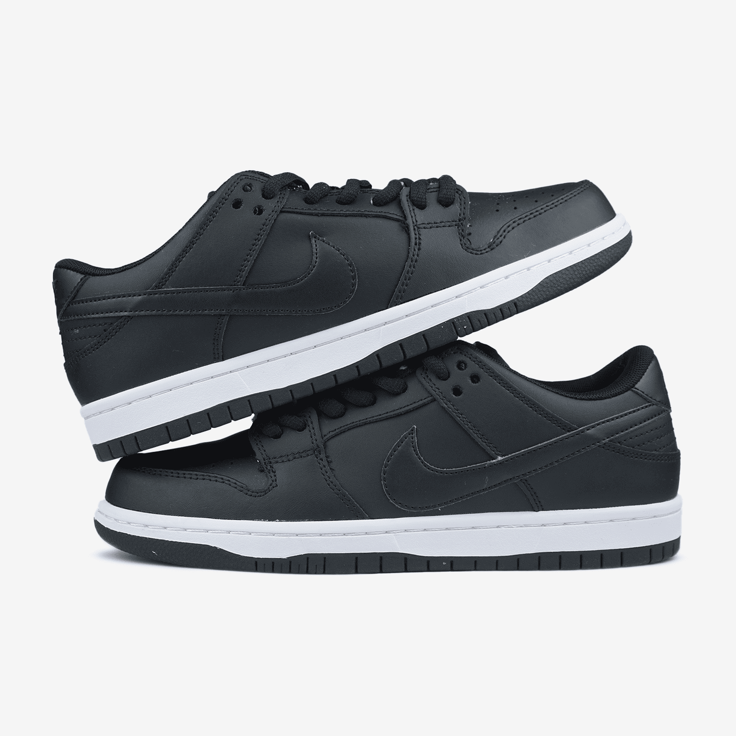 Nike SB Dunk Low Black White Хутро