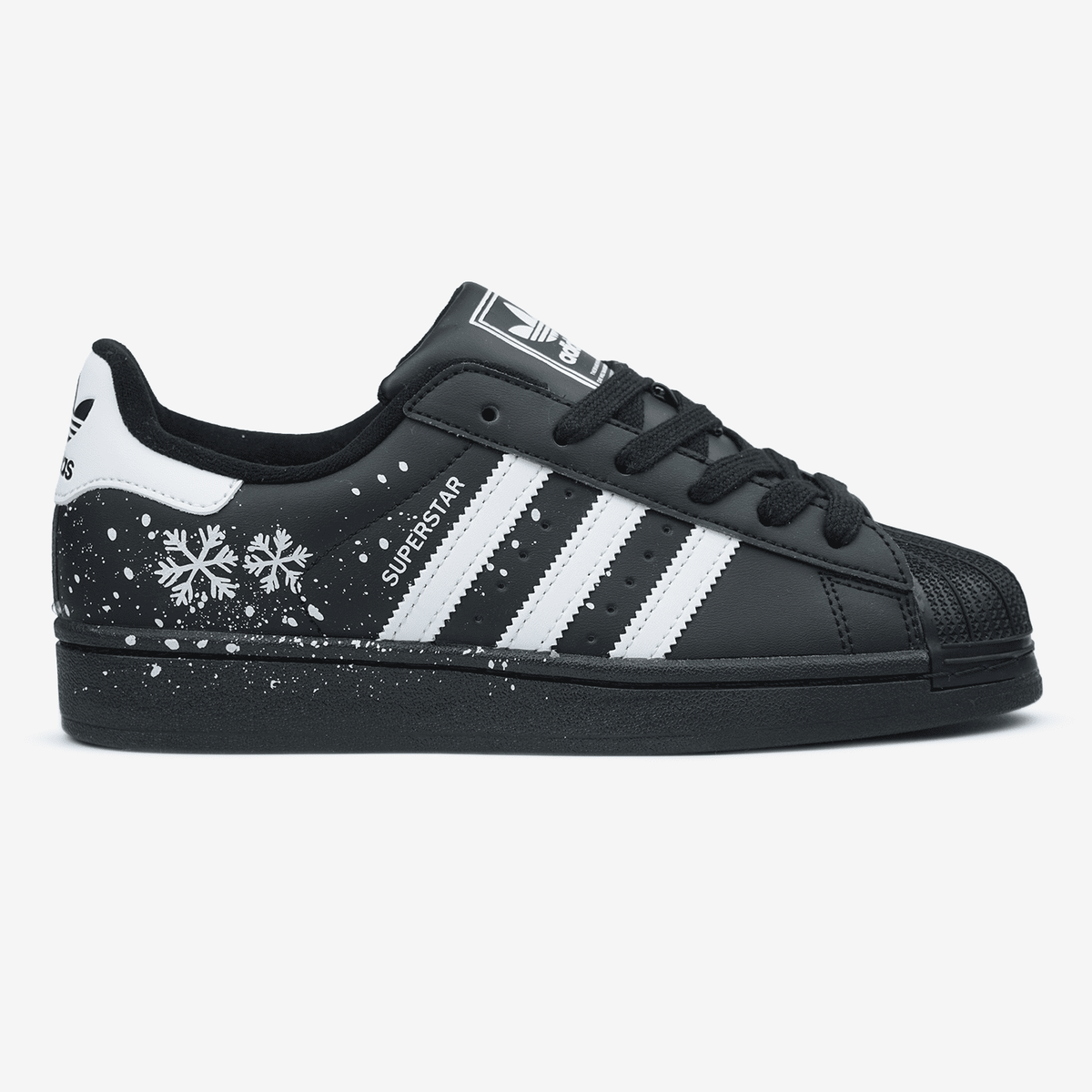 Adidas Superstar Black Snowflakes