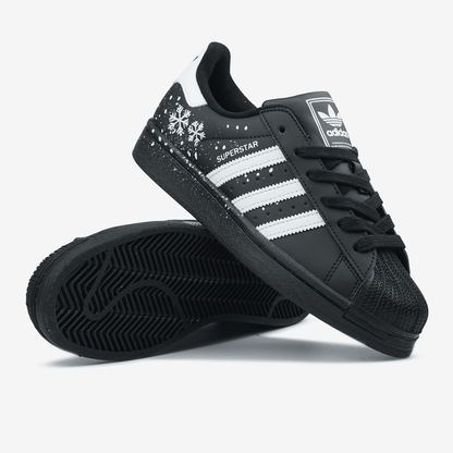 Adidas Superstar Black Snowflakes