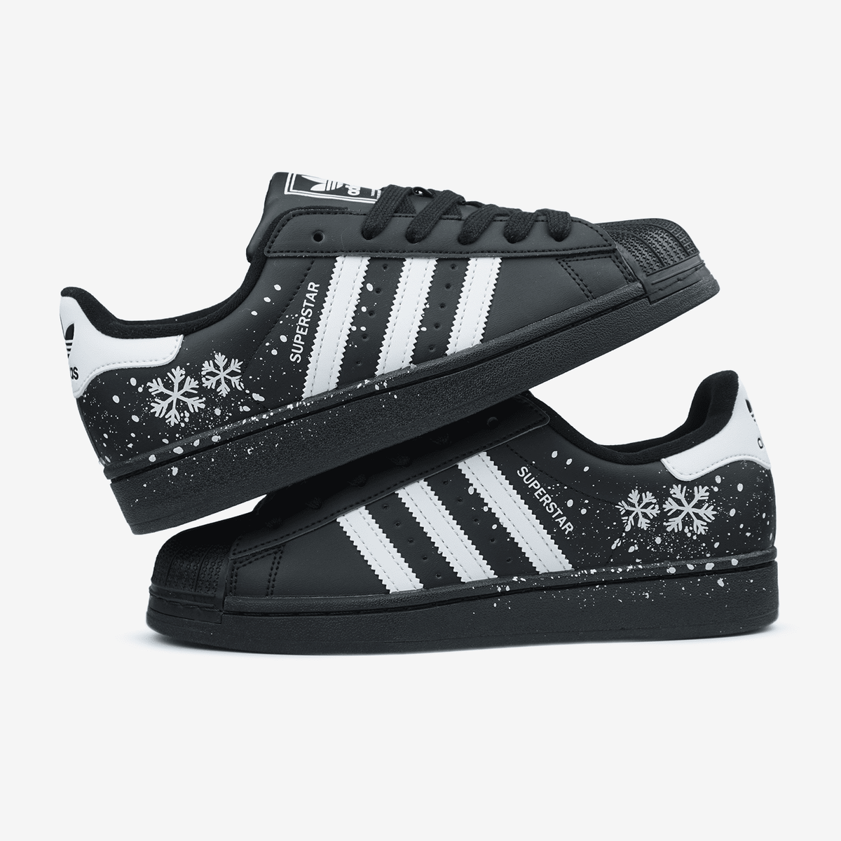 Adidas Superstar Black Snowflakes