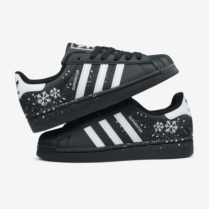 Adidas Superstar Black Snowflakes