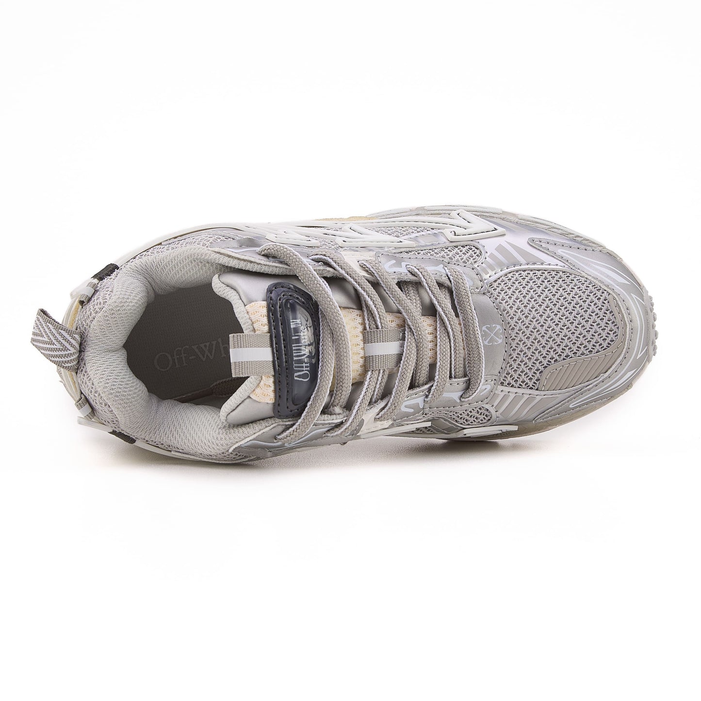 OFF-WHITE Be Right Back White Silver