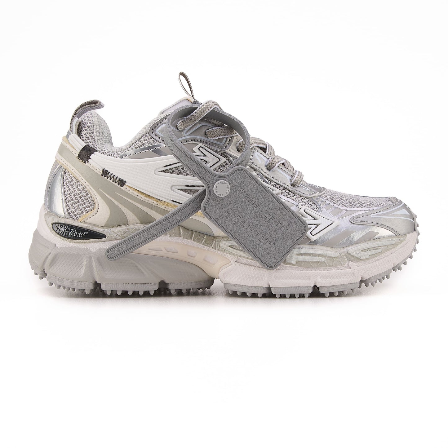 OFF-WHITE Be Right Back White Silver