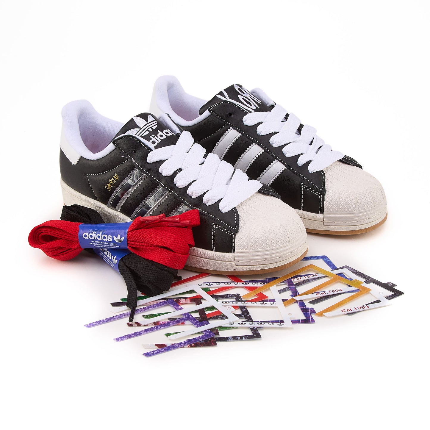 Adidas Superstar x Korn Black White II