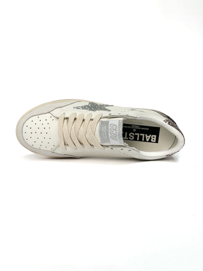 Golden Goose Superstar GGDB Ballstar White Silver Rose