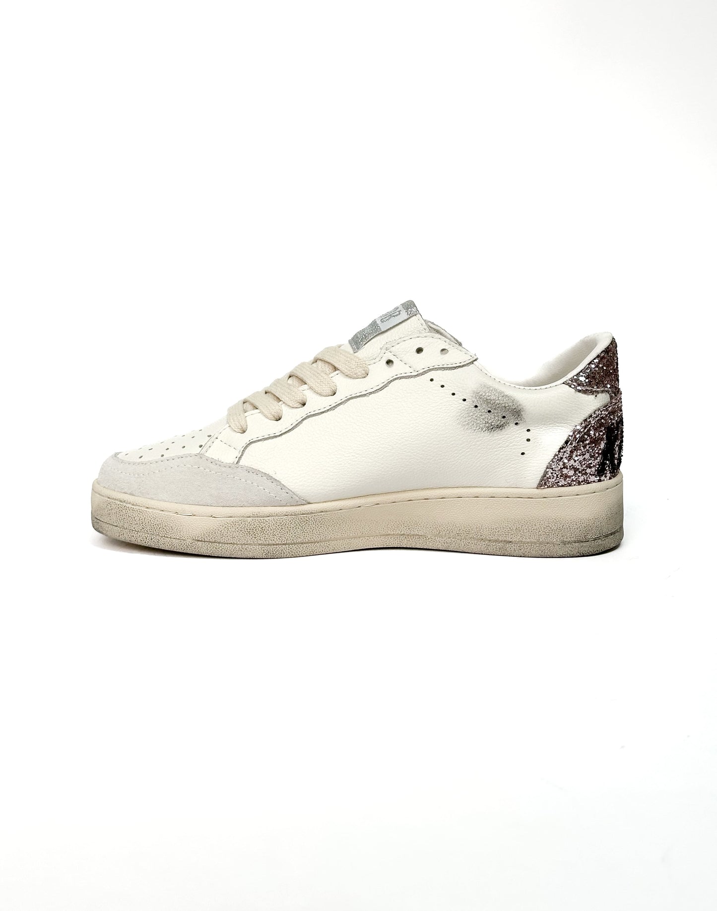 Golden Goose Superstar GGDB Ballstar White Silver Rose