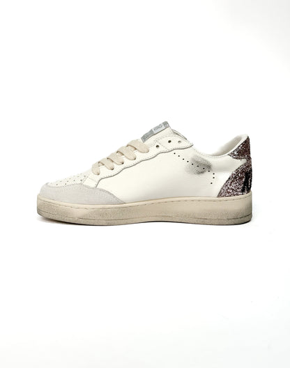 Golden Goose Superstar GGDB Ballstar White Silver Rose