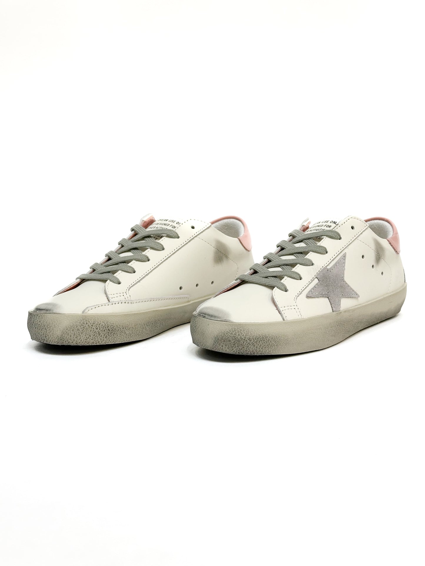 Golden Goose Superstar GGDB Star White Grey Pink