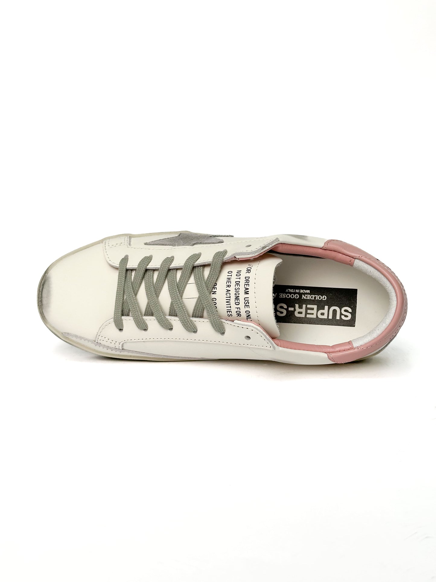 Golden Goose Superstar GGDB Star White Grey Pink