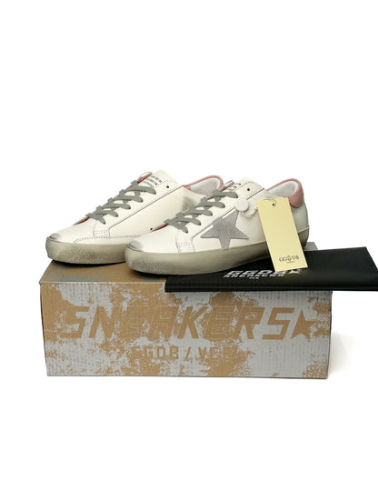 Golden Goose Superstar GGDB Star White Grey Pink