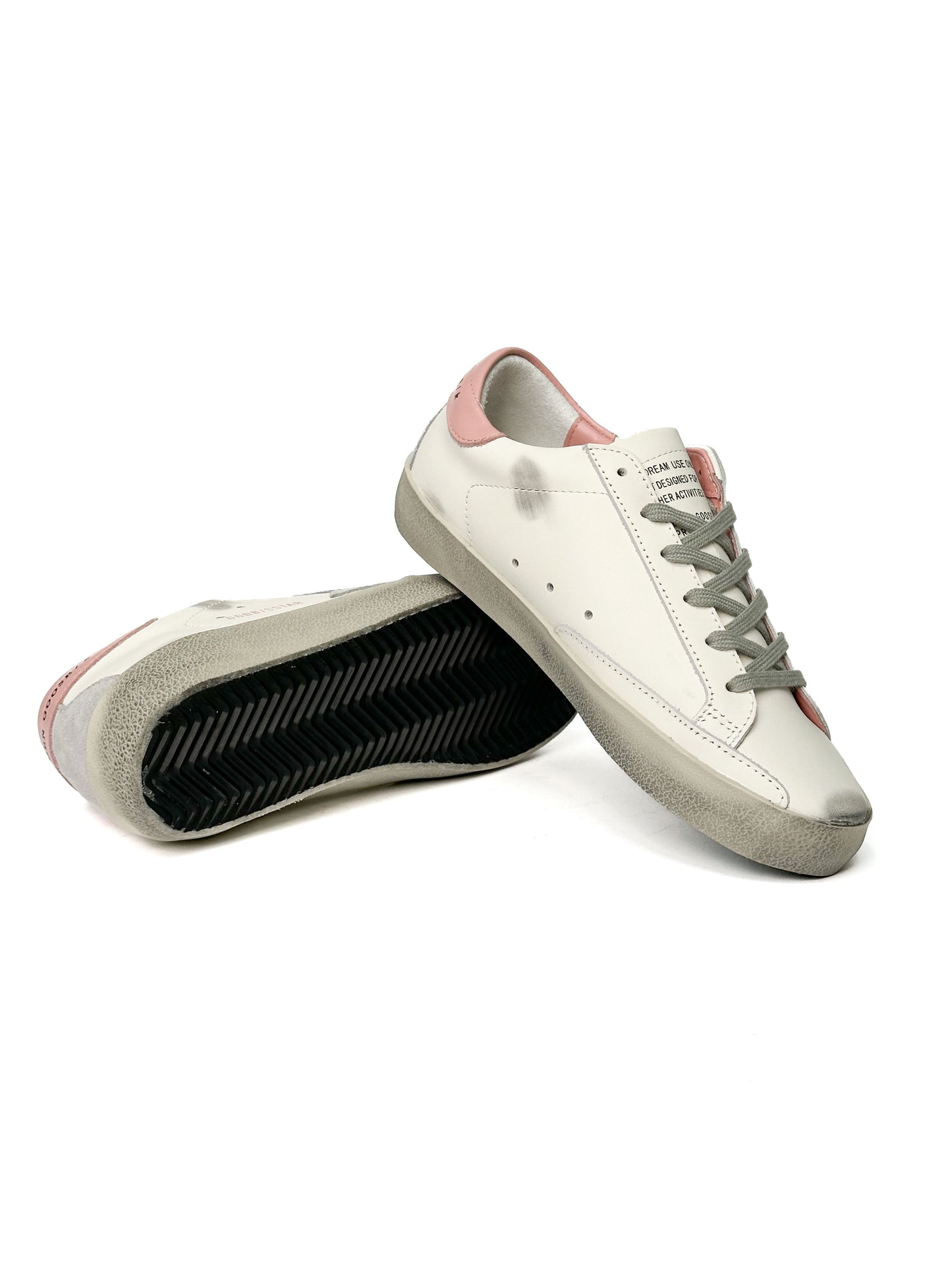 Golden Goose Superstar GGDB Star White Grey Pink