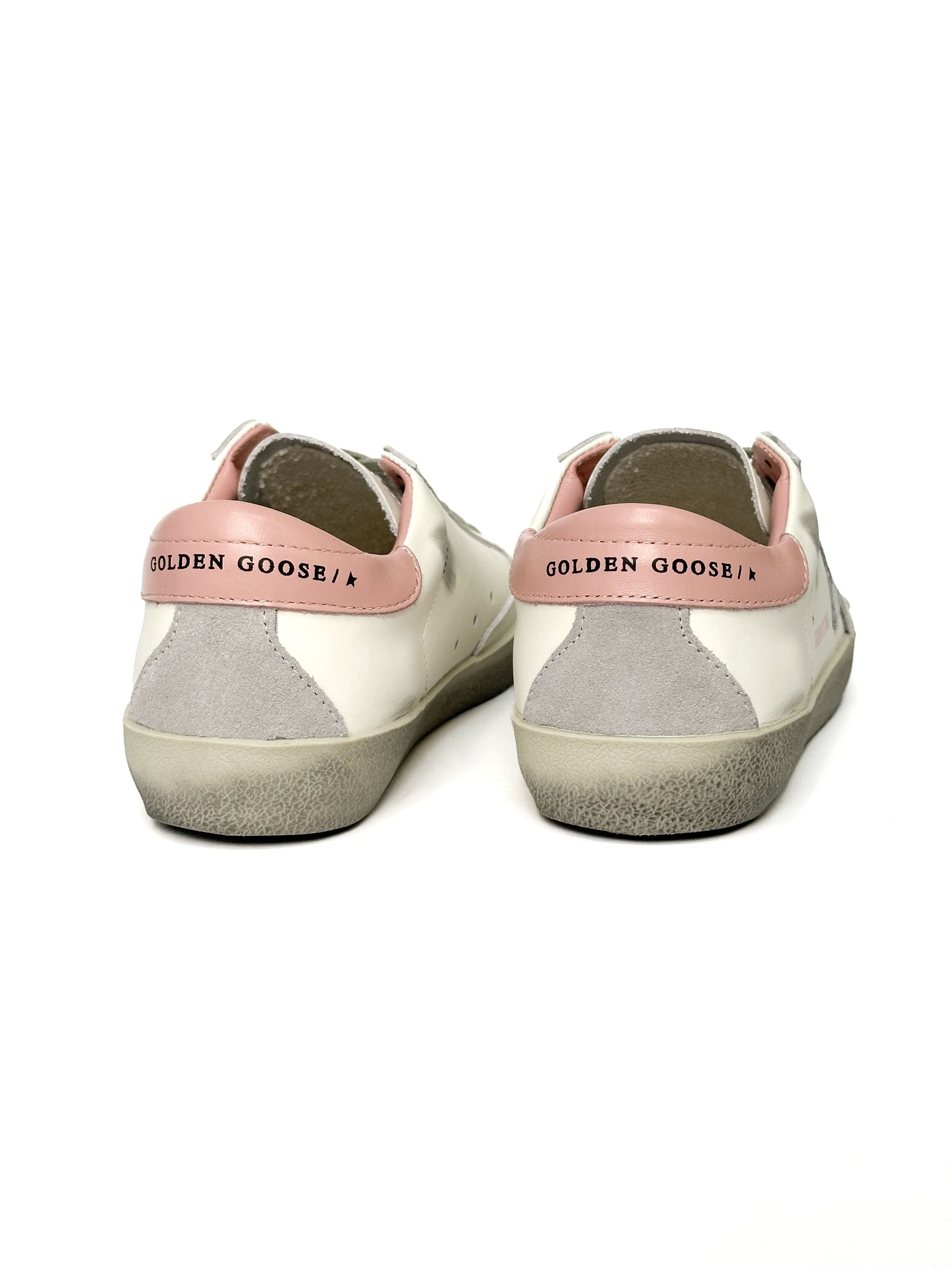 Golden Goose Superstar GGDB Star White Grey Pink
