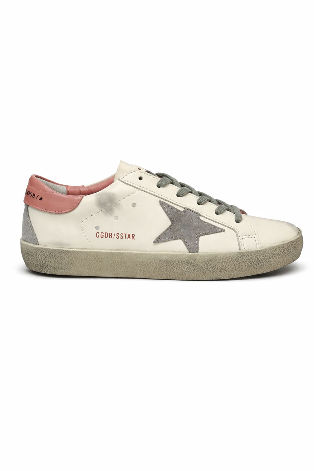 Golden Goose Superstar GGDB Star White Grey Pink