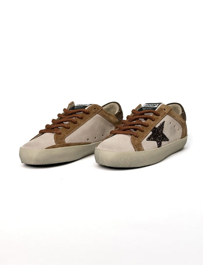 Golden Goose Superstar Light Beige Brown Suede
