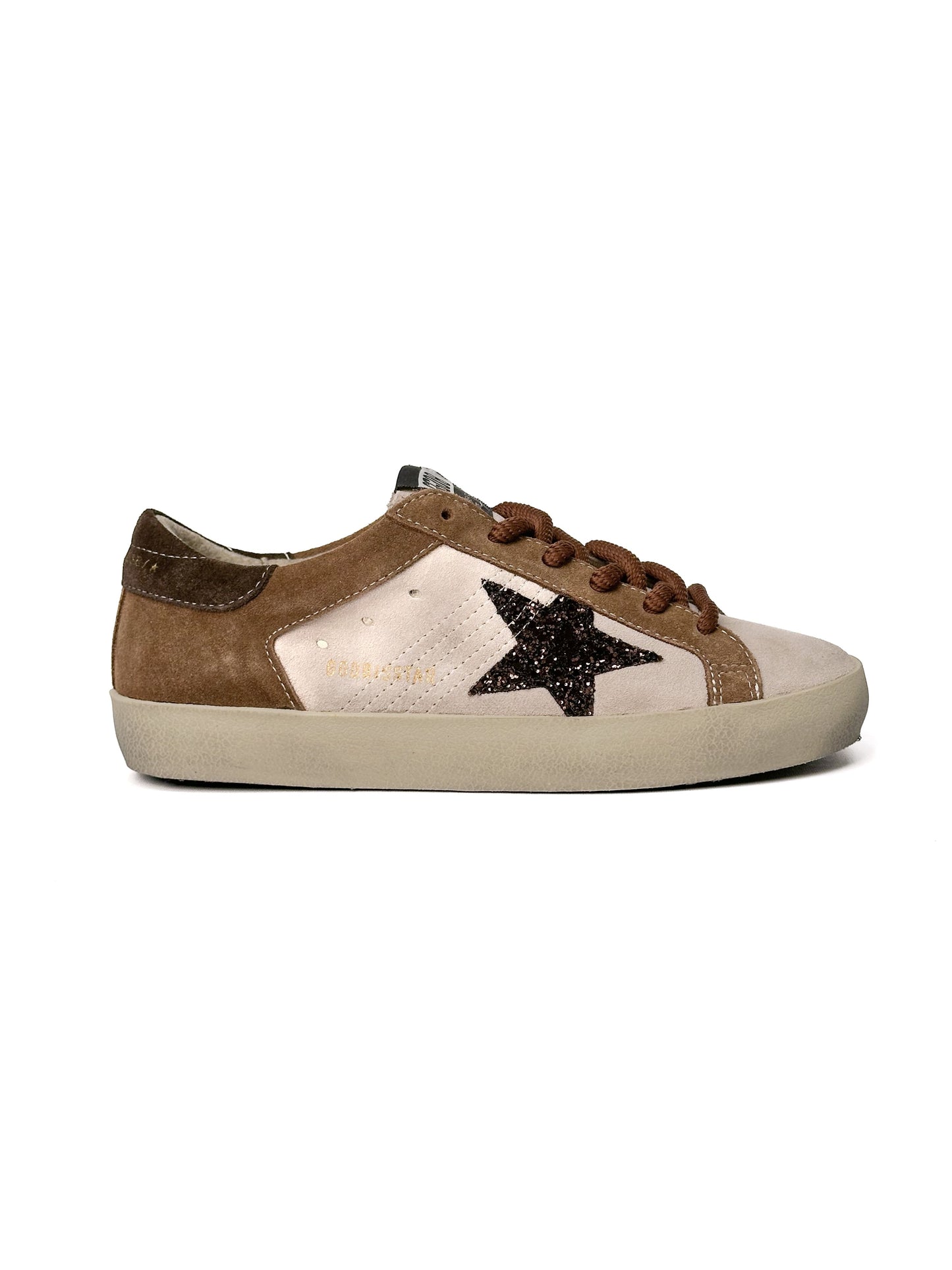 Golden Goose Superstar Light Beige Brown Suede