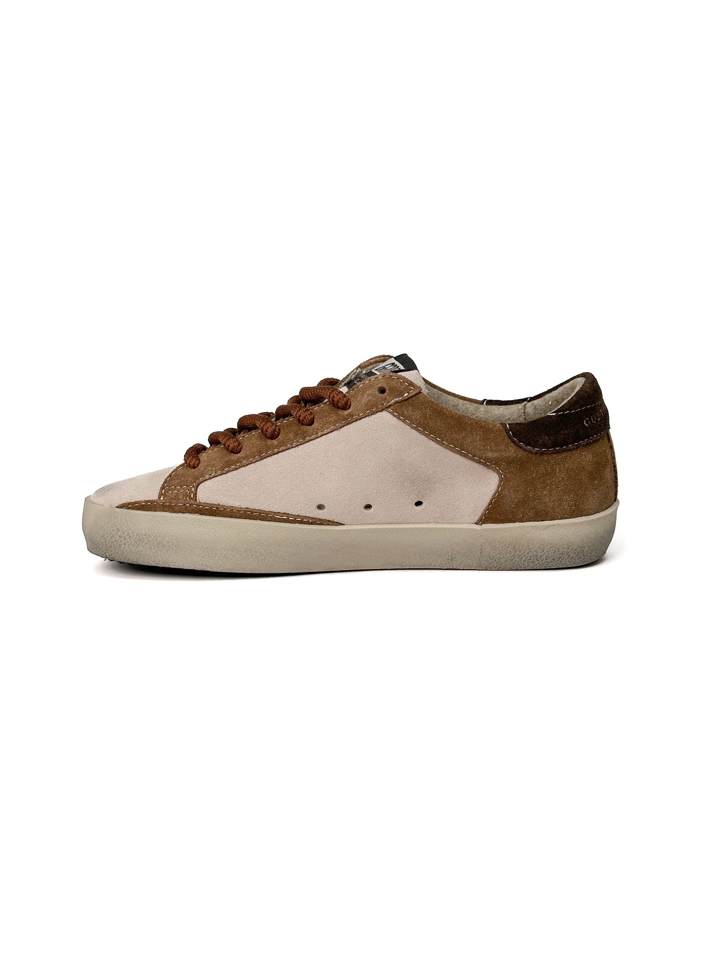 Golden Goose Superstar Light Beige Brown Suede