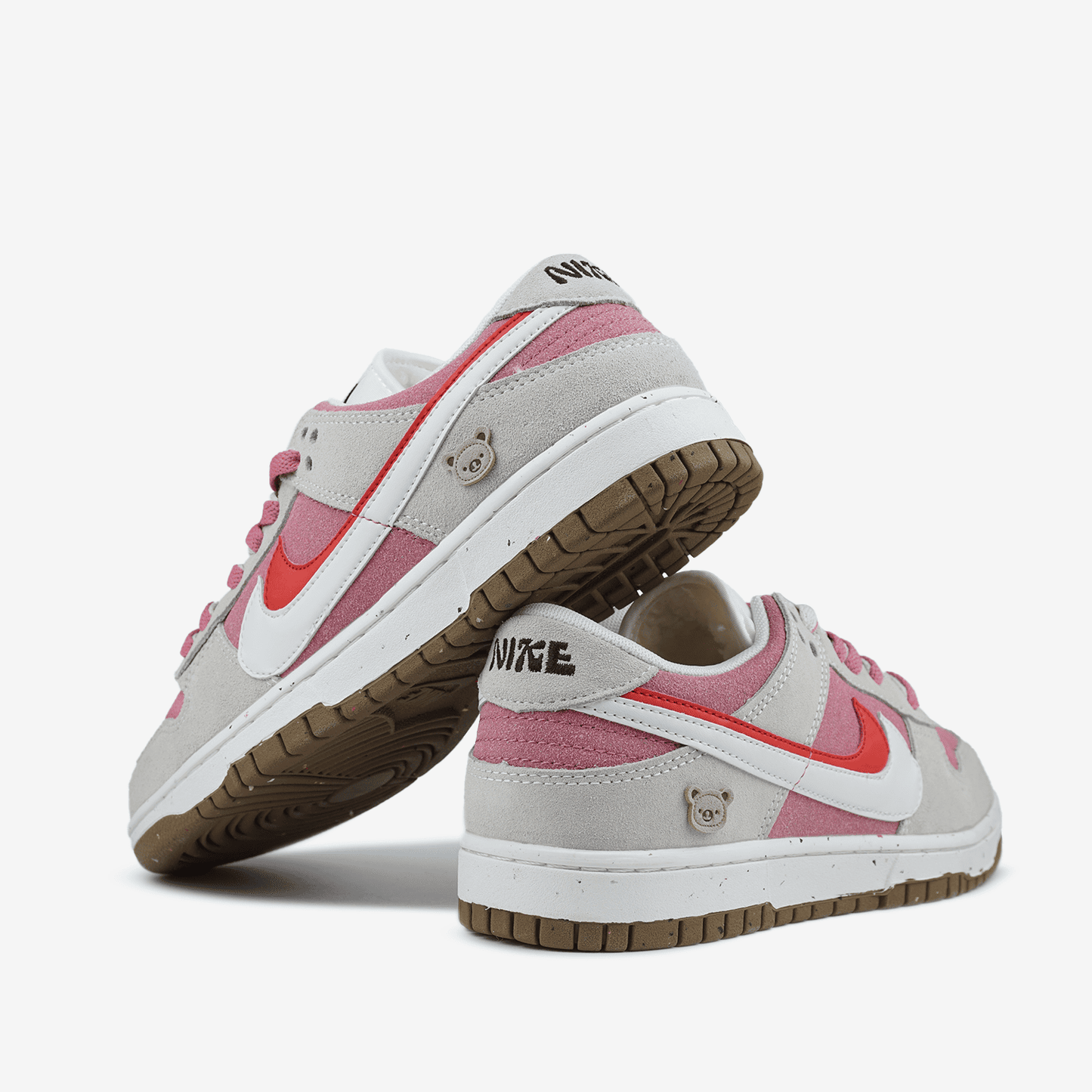 Nike Dunk SE 85 Double Swoosh Pink Rabbit Хутро