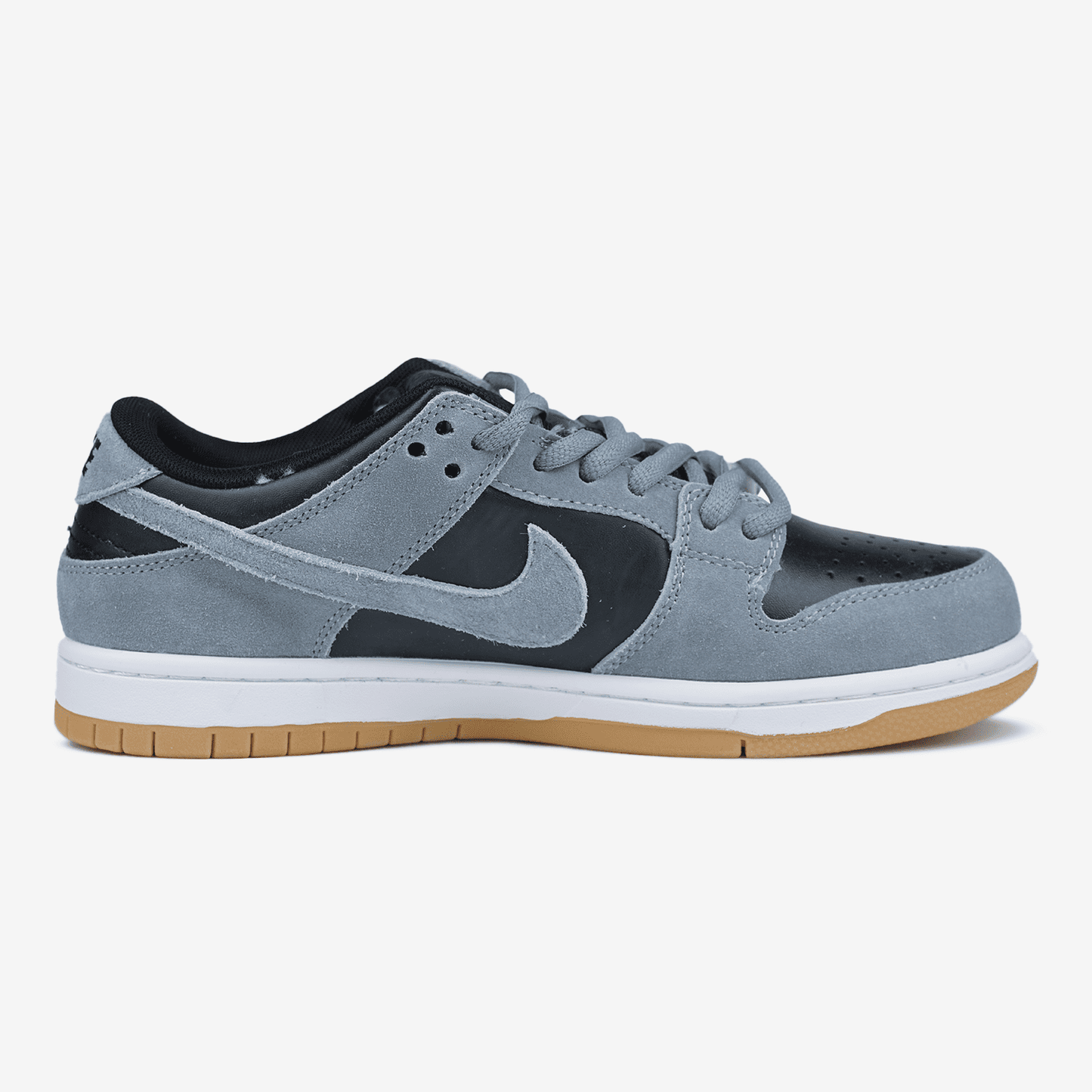 Nike SB Dunk Low Black Silver Хутро