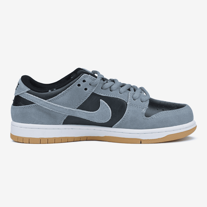Nike SB Dunk Low Black Silver Хутро