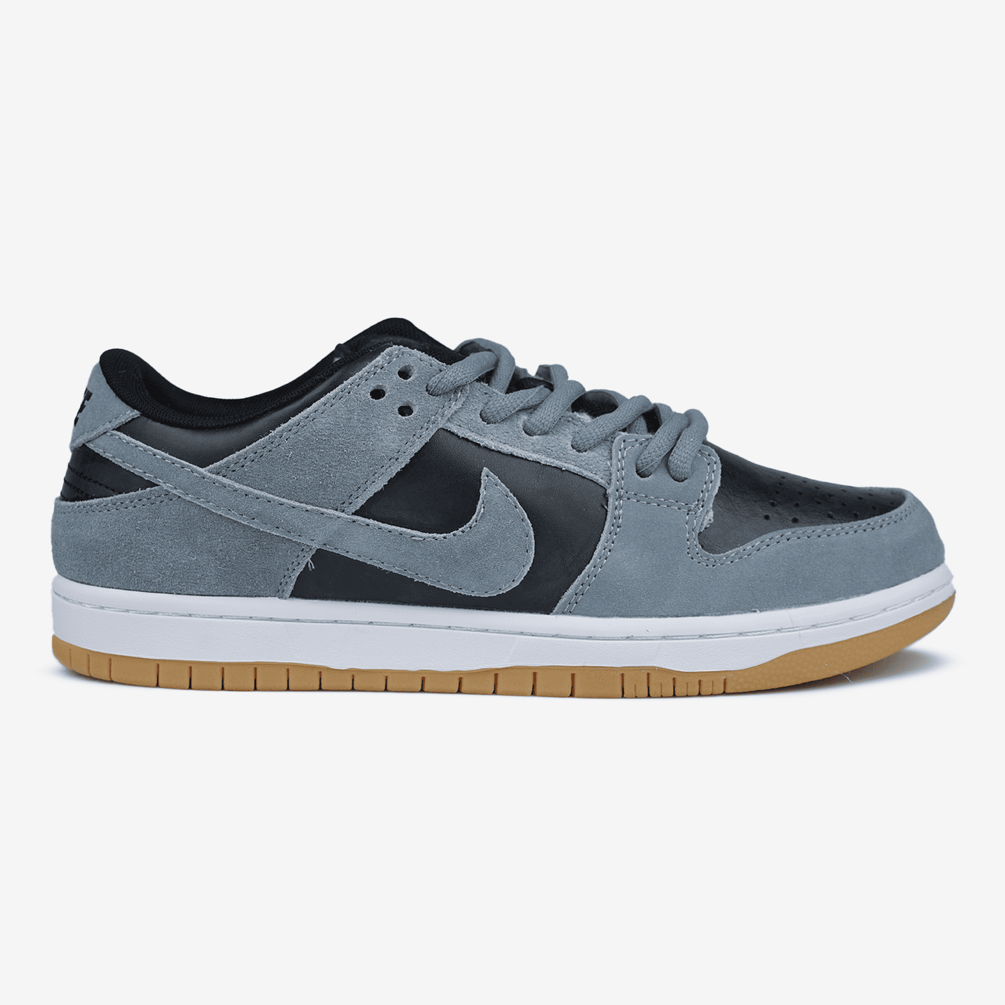 Nike SB Dunk Low Black Silver Хутро