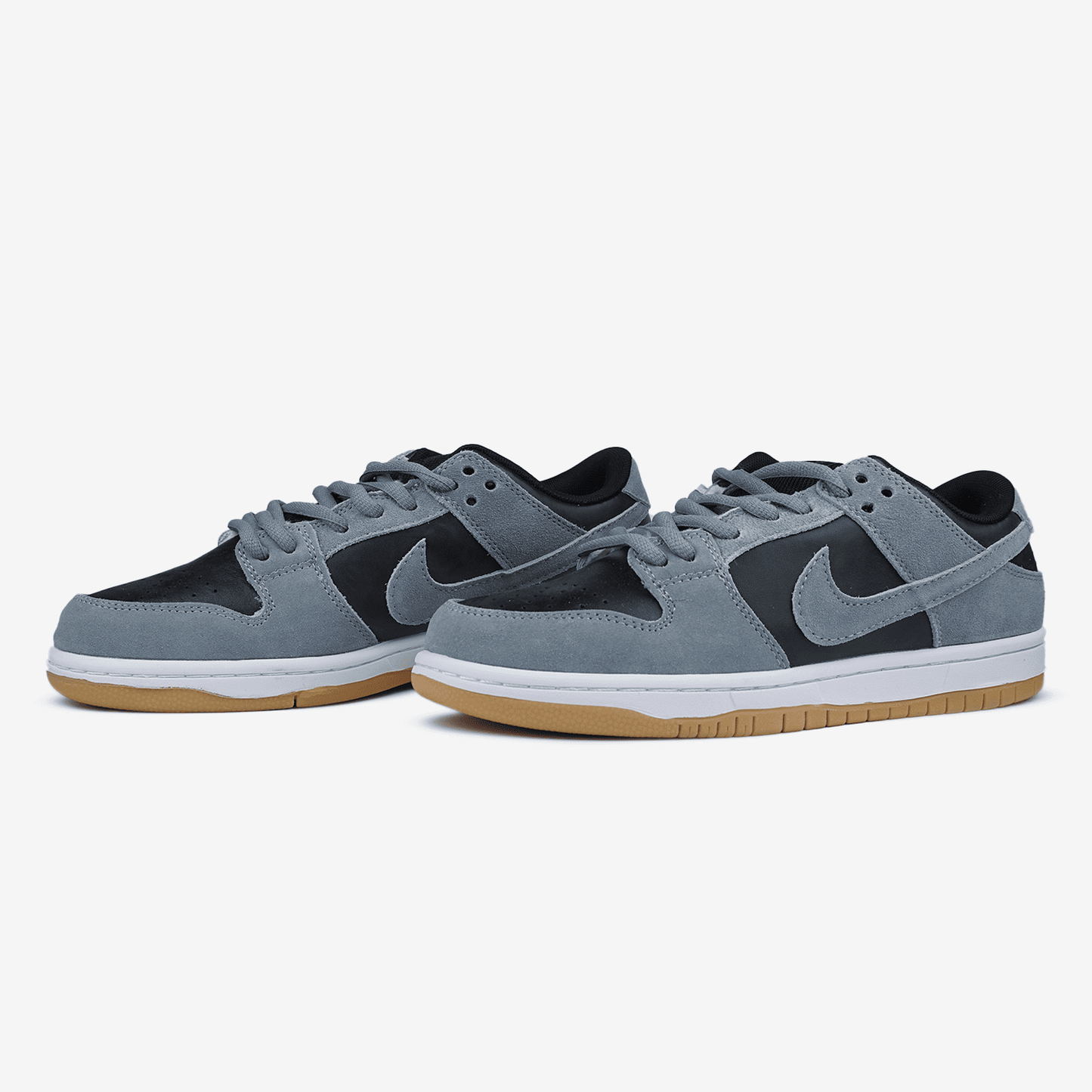 Nike SB Dunk Low Black Silver Хутро
