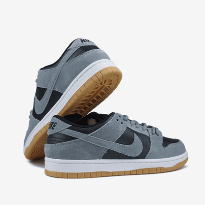 Nike SB Dunk Low Black Silver Хутро