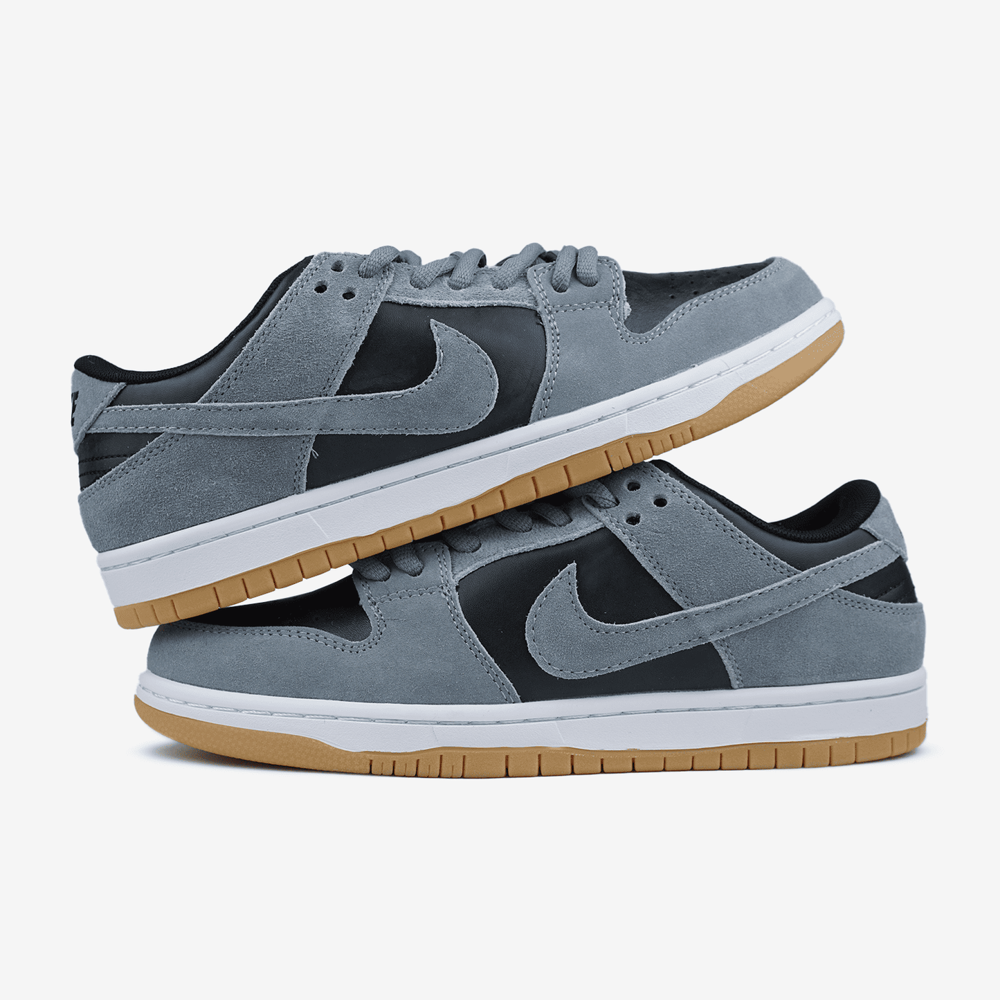 Nike SB Dunk Low Black Silver Хутро