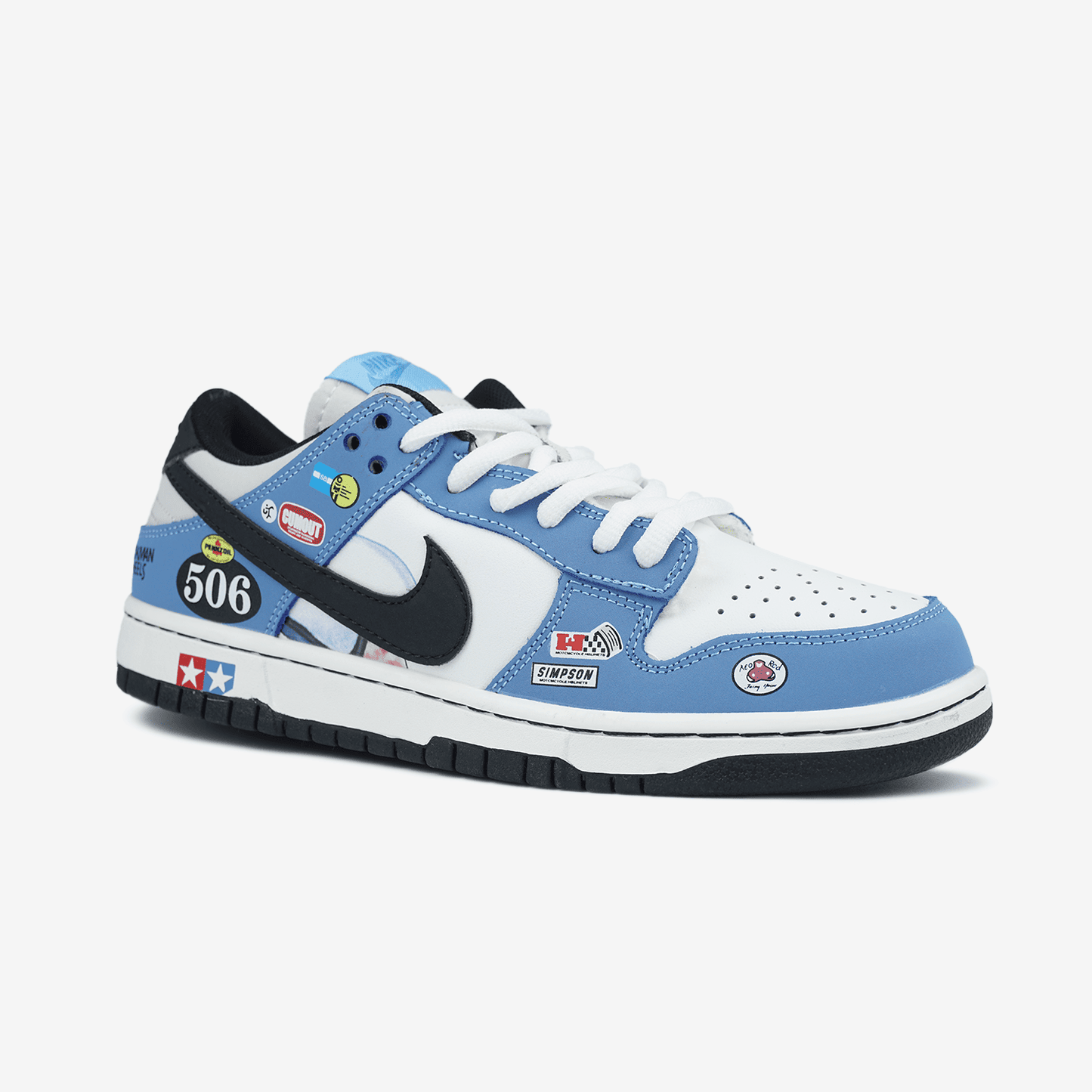 Nike Dunk Low Rally Blue White Хутро